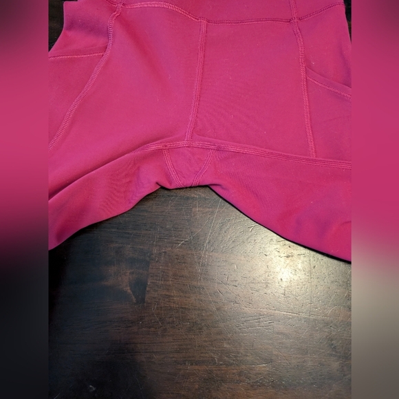Lululemon High-Waisted Leggings w/ Pockets, Women's 2, Fushia - Picture 3 of 10